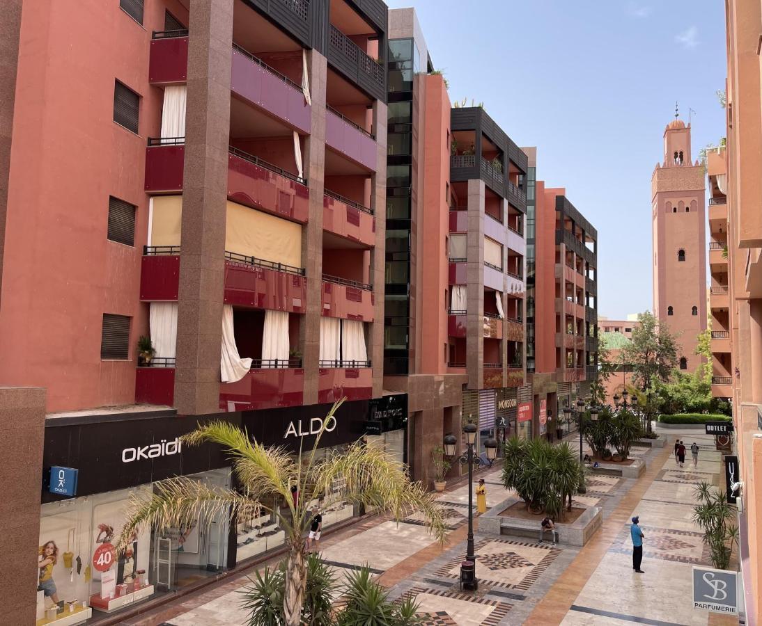 Appartement Haut Standing Gueliz Plaza Avec Vue มาร์ราเกช ภายนอก รูปภาพ