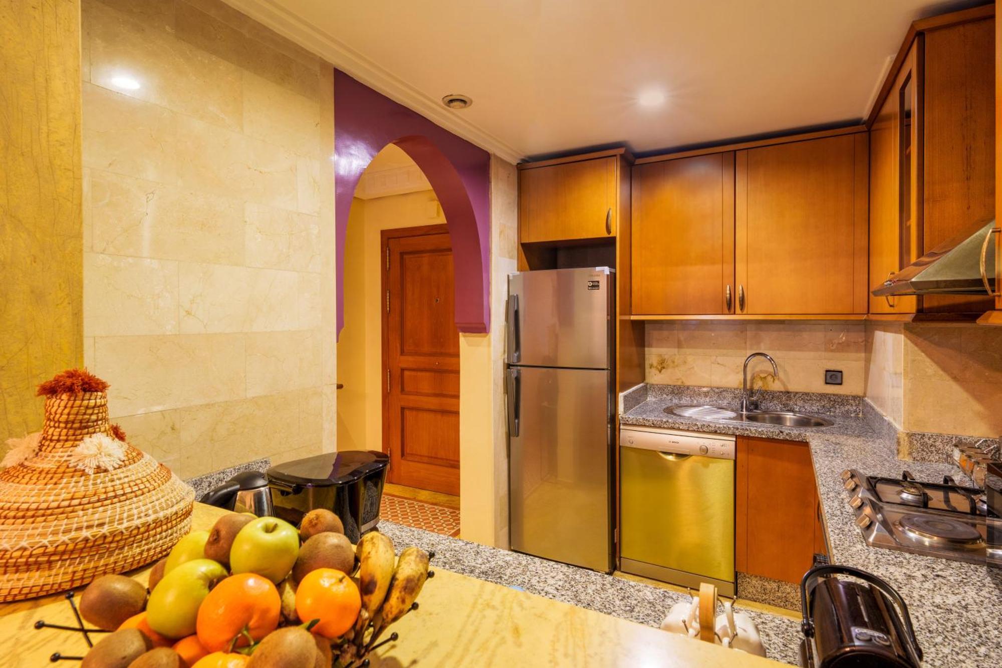Appartement Haut Standing Gueliz Plaza Avec Vue มาร์ราเกช ภายนอก รูปภาพ